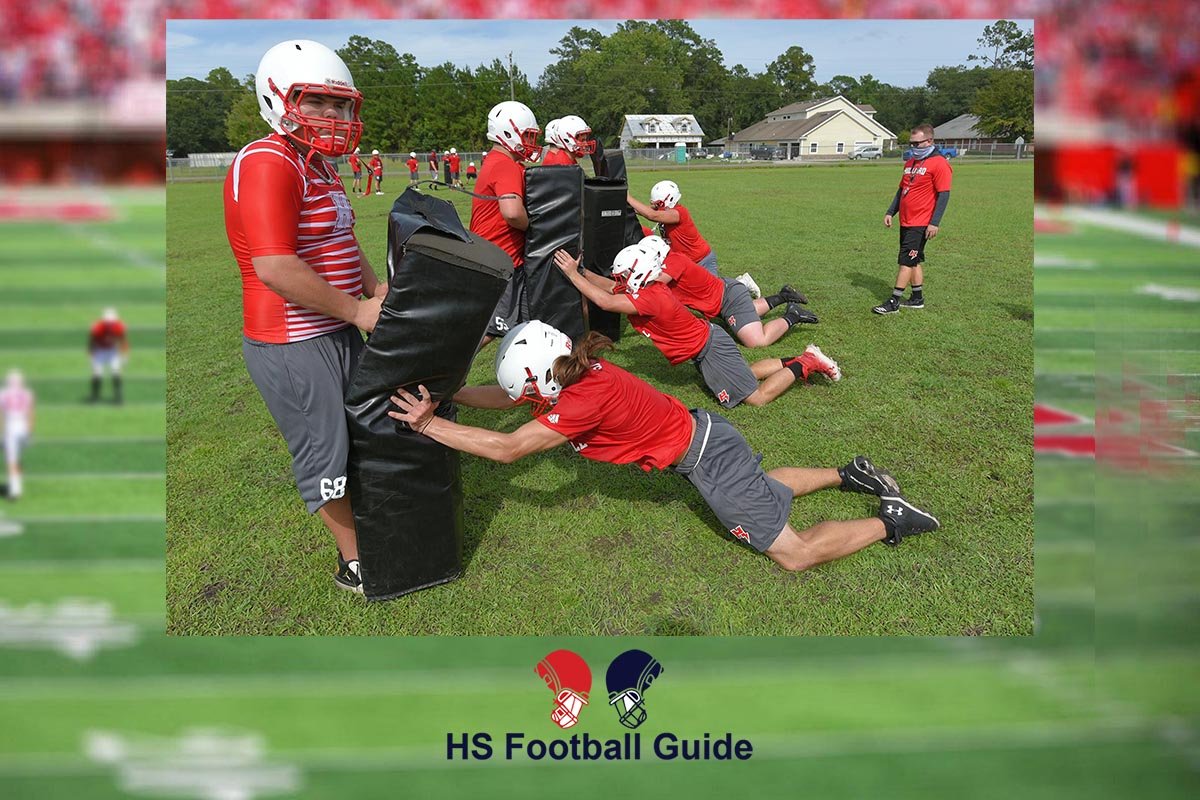 High School Football Practice Preparation
