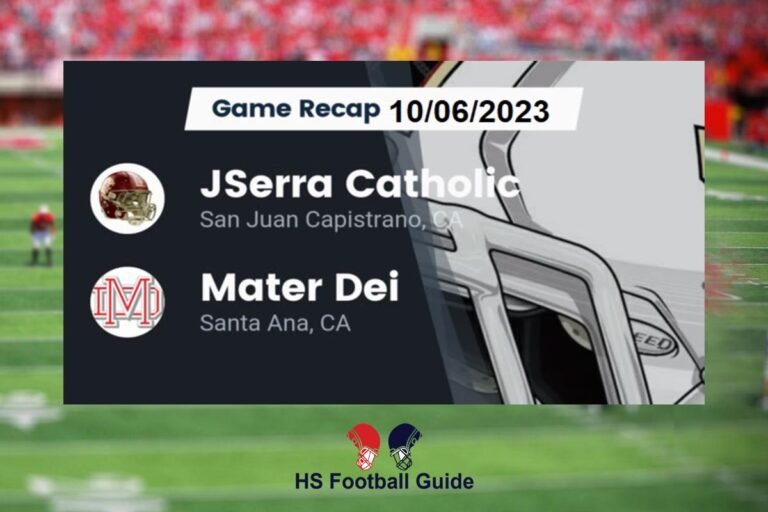 JSerra Catholic vs Mater Dei Live HS Football Game
