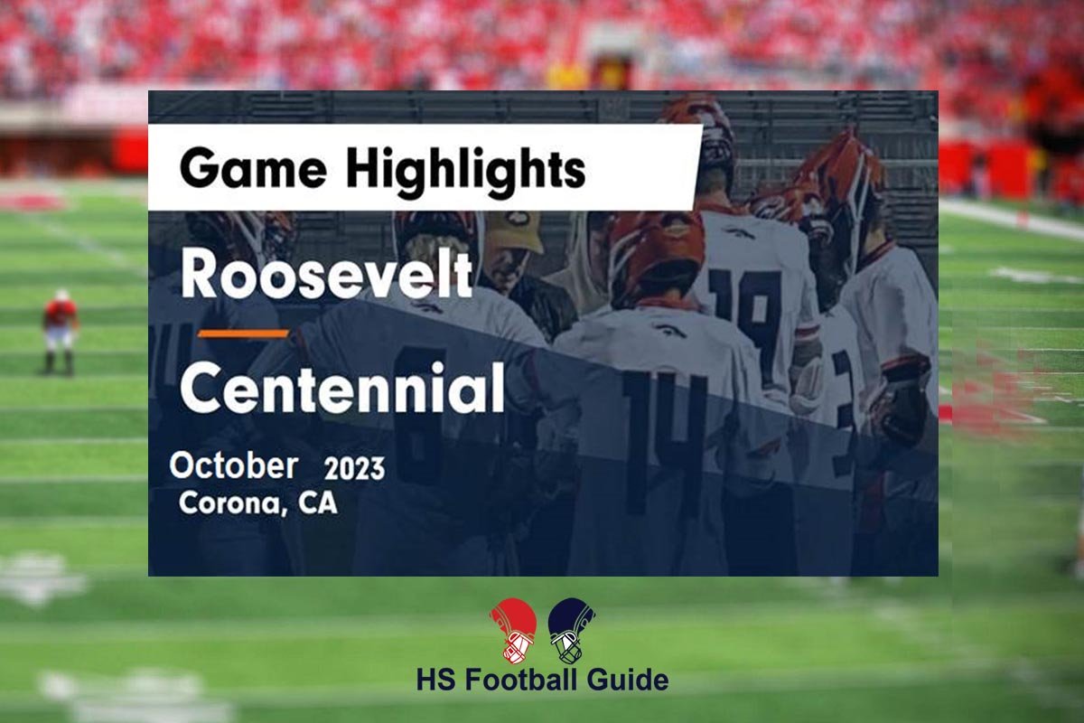 Roosevelt vs Centennial live hs football